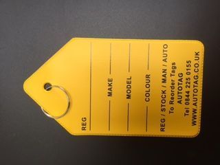 Key Tags. Plastic key tags for Motor trade, Car garages, showrooms ...